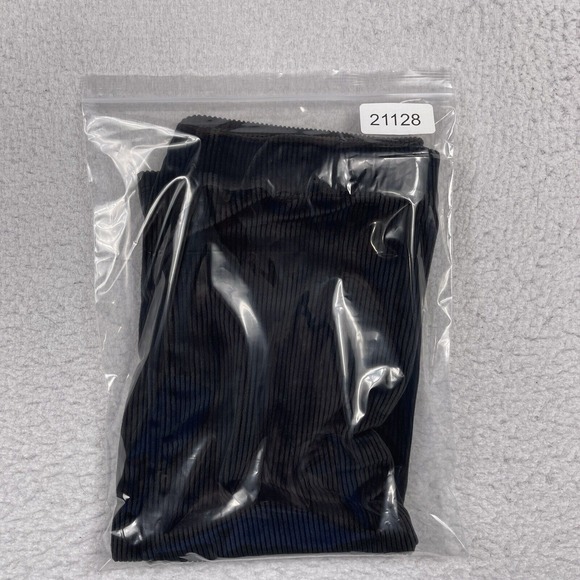 Modcloth Skirt Womens Small Black Ribbed Soft‎ Corduroy Stretchy Party Grunge - Picture 9 of 9